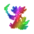 Rainbow Glorious Delphox